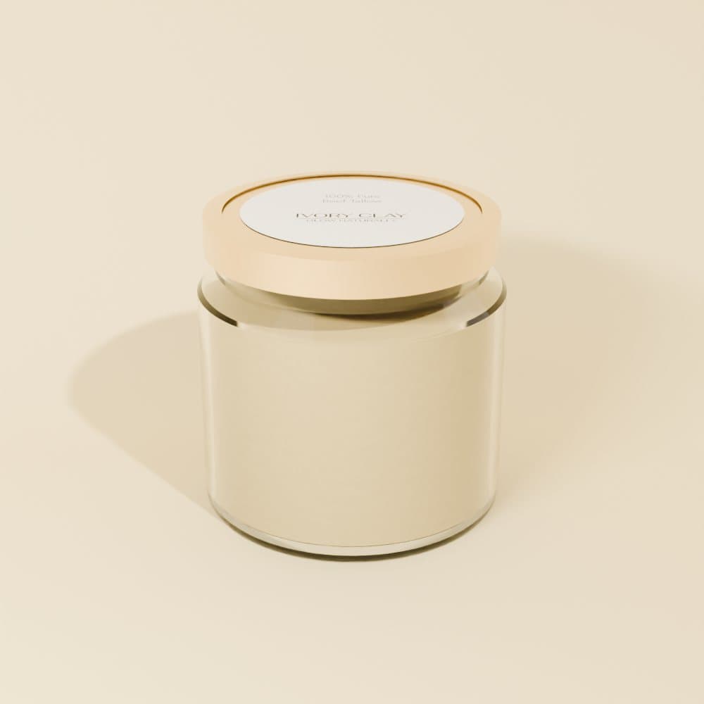 Raw Suet Tallow — Ivory Clay grass-fed tallow